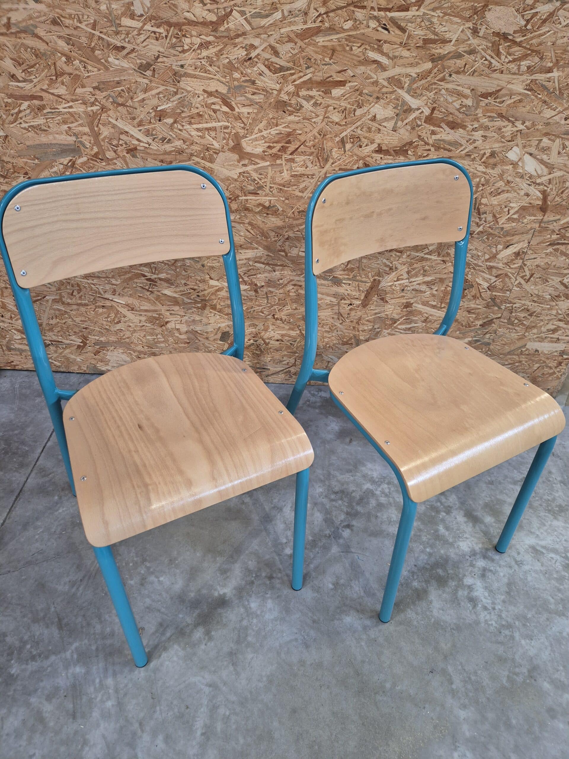 Lot de deux chaises scolaires TREVISE