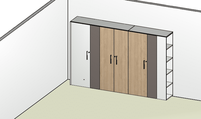 Armoire à portes battantes