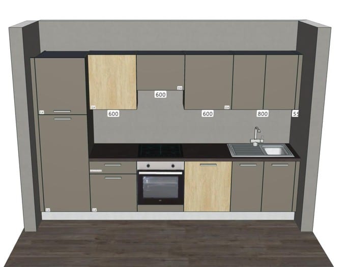 Cuisine Equipée - Modèle LOVE