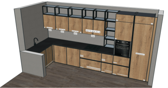 Cuisine Equipée - Modèle EVOLVE